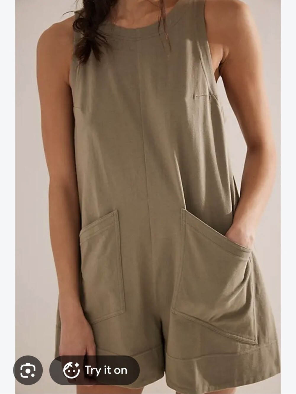 Free People Beach Elliot Romper Laurel Oak Size XS